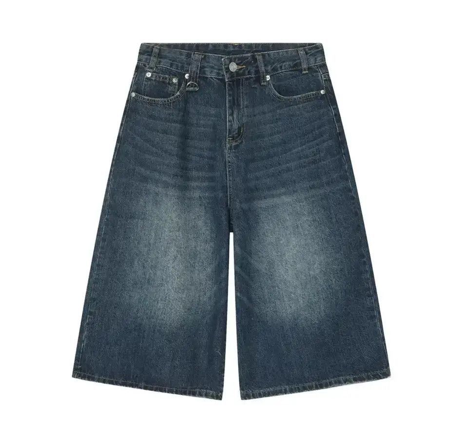 Japanese Brand Streetwear Washed Hip Hop Wide Leg Jorts Shorts y2k Size US 32 / EU 48 - 5 Thumbnail
