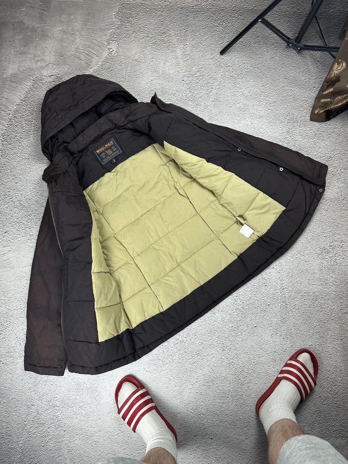Woolrich Woolen Mills Vintage Woolrich Down Puffer Jacket Faded Y2K Hype Style Size M / US 6-8 / IT 42-44 - 3 Thumbnail