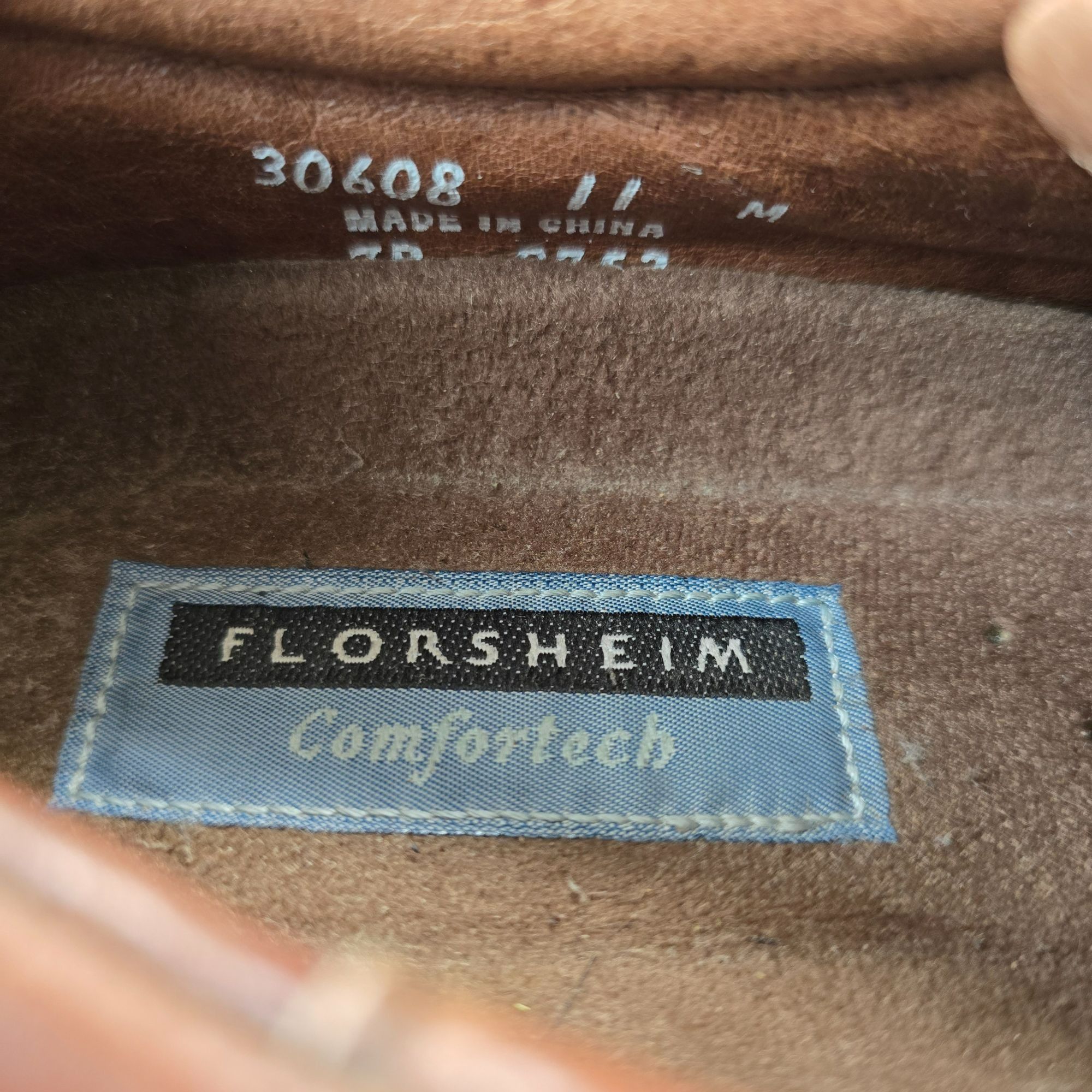 Florsheim Florsheim Mens Brown Leather Oxford Shoes Size 11 M Comforte Size US 11 / EU 44 - 6 Thumbnail