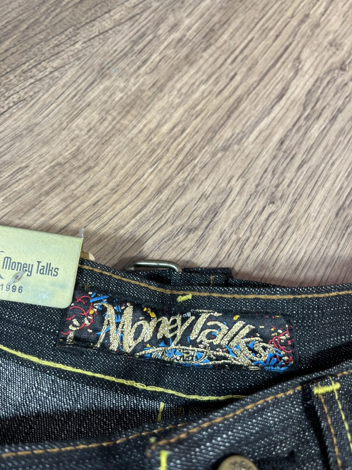 Japanese Brand × Vintage Vintage Money Talks Japanese Archival Evisu Style Jeans Size US 30 / EU 46 - 8 Thumbnail