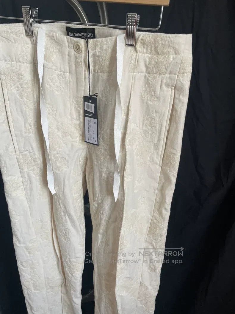 Ann Demeulemeester Ann Demeulemeester 38 jacquard women's pants Size 29" - 7 Thumbnail