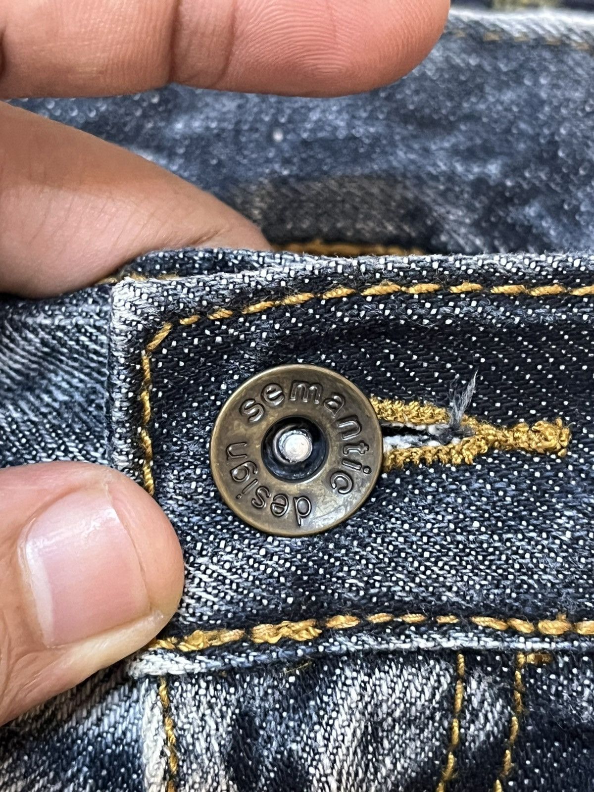 semanticdesign Vintage Semantic Design Shorts Grunge Distressed Denim Size US 29 - 8 Thumbnail