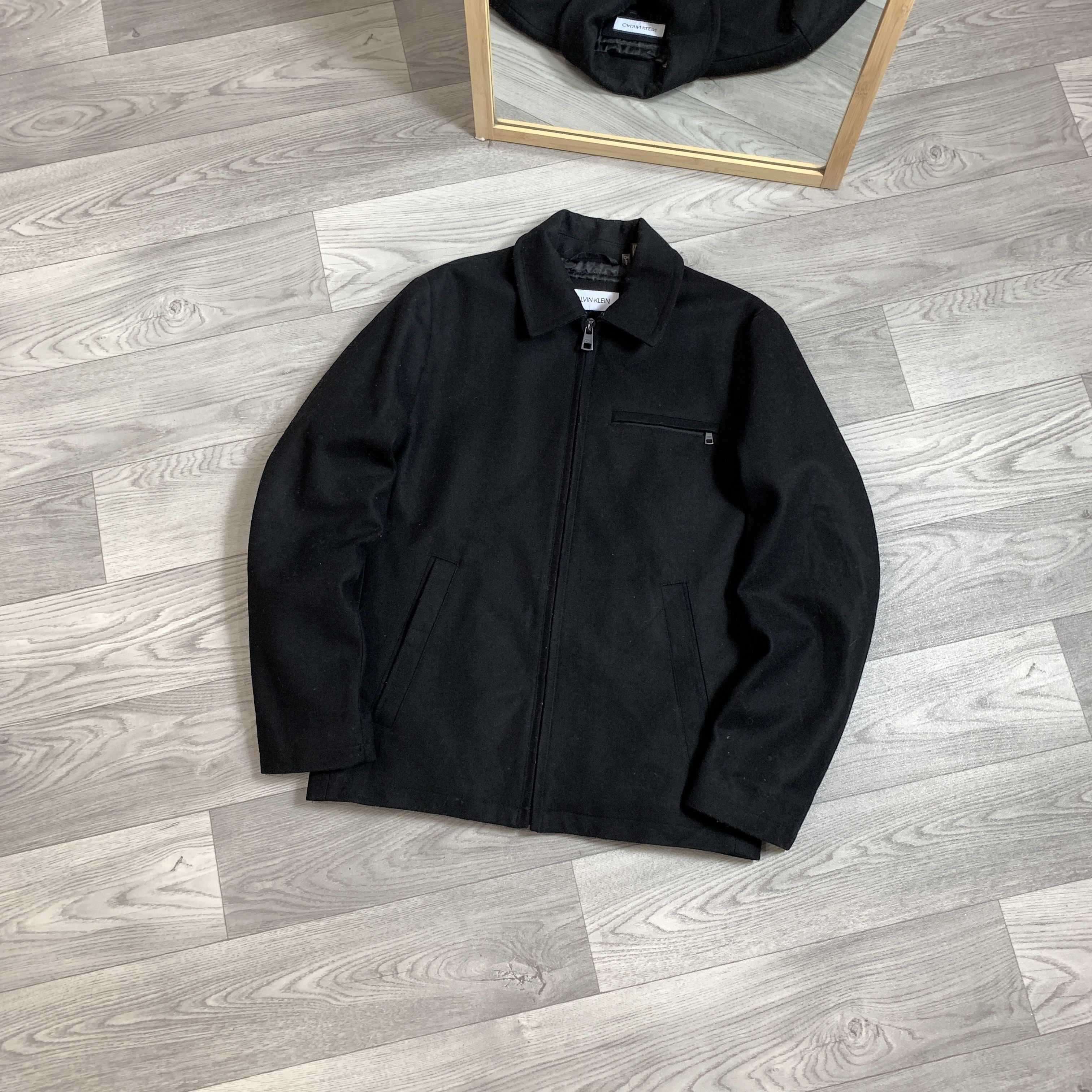Calvin Klein Calvin Klein Black Wool With Filling Jacket Size US S / EU 44-46 / 1 - 9 Thumbnail