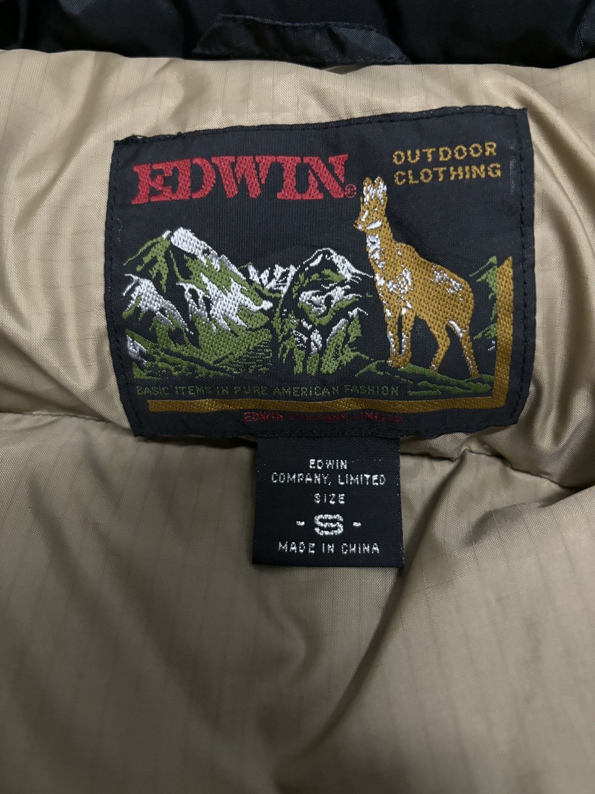 Edwin Vintage Edwin Outdoor Living Puffer Down Winter Jacket Size US S / EU 44-46 / 1 - 10 Thumbnail