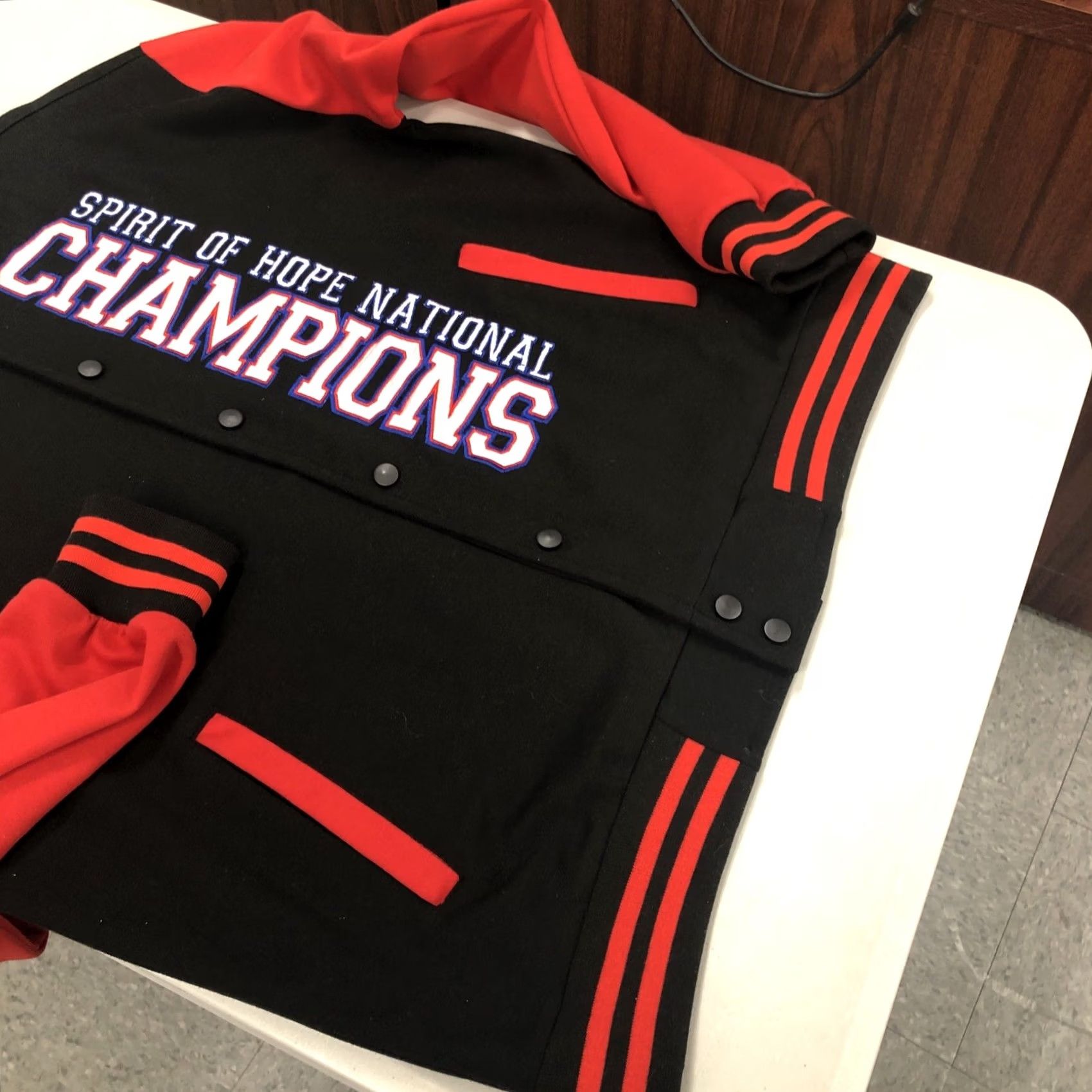 Hope VINTAGE Varsity All Star Womens L National Champions Spirit of Hope Varsity Jacket Size L / US 10 / IT 46 - 5 Thumbnail