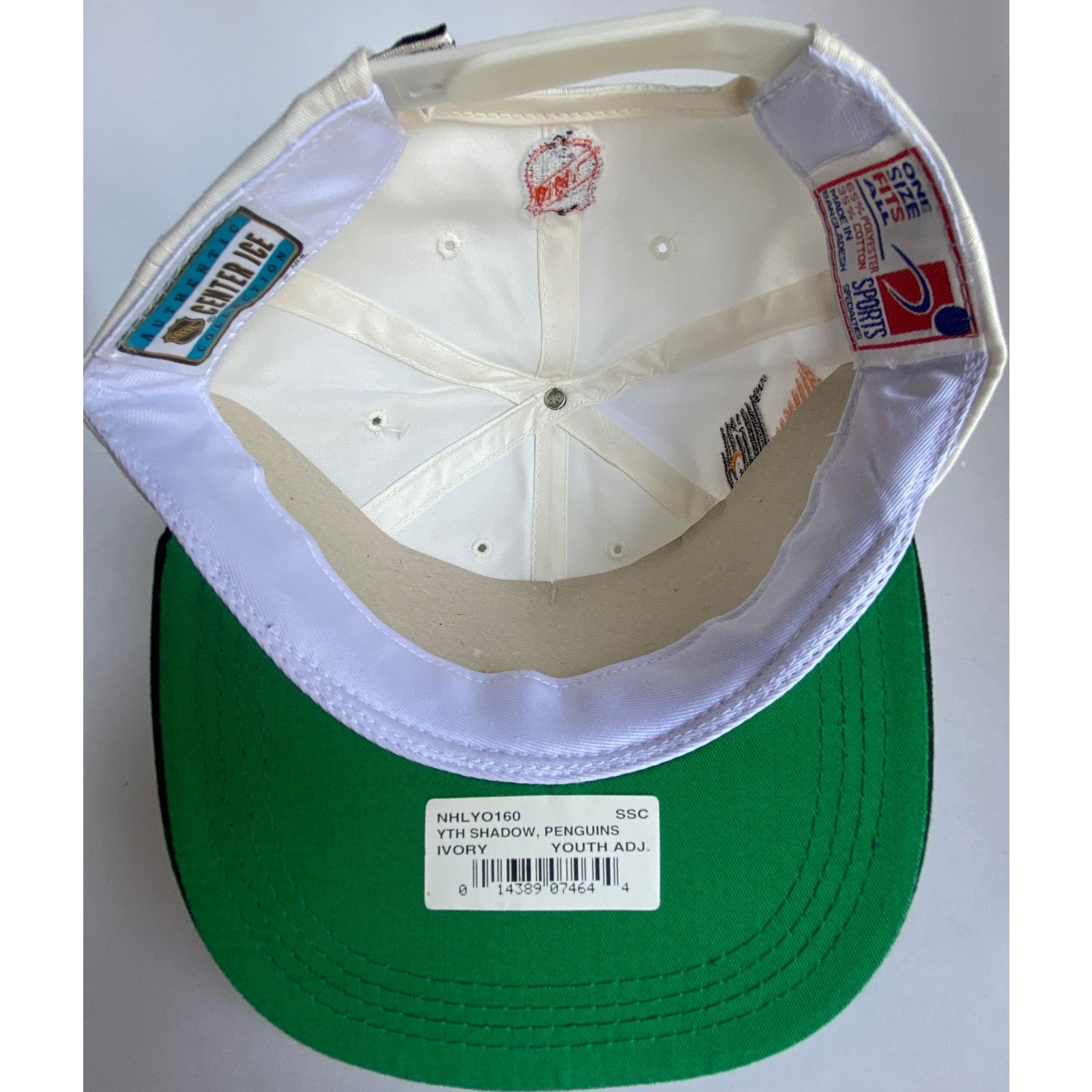NHL × Sports Specialties NEW Pittsburgh Penguins 90s SHADOW snapback Robo Youth vtg Size ONE SIZE - 5 Thumbnail