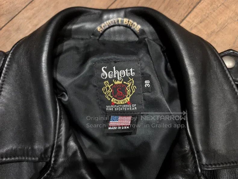 Schott 613US leather coat Size US XS / EU 42 / 0 - 7 Thumbnail