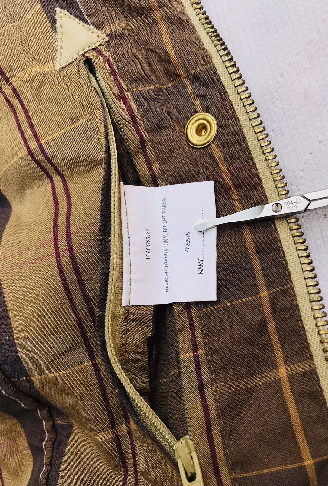 Barbour BARBOUR RAINBOW INTERNATIONAL BRIGHT BRASS gold Jacket Size S / US 4 / IT 40 - 12 Thumbnail