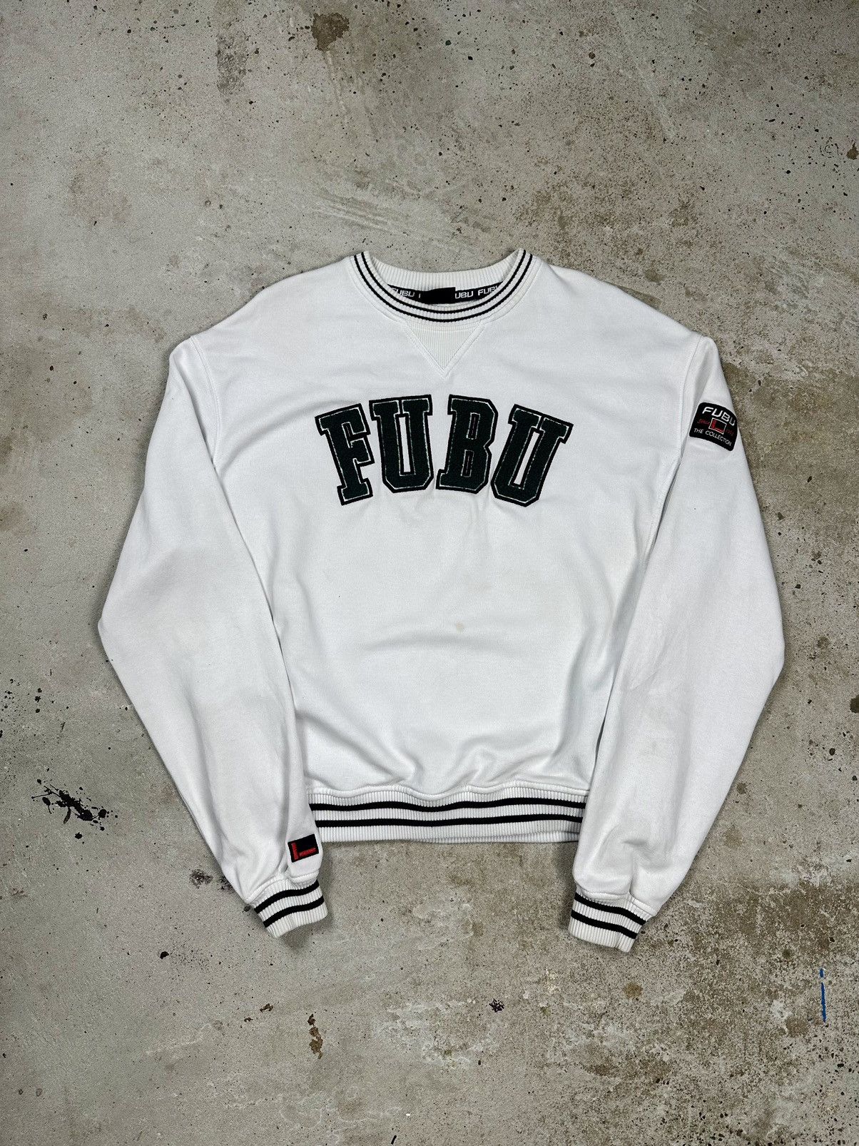 Fubu × Vintage Vintage Y2K Fubu Big Logo Oversize Crewneck Sweatshirt Size US S / EU 44-46 / 1 - 1 Thumbnail