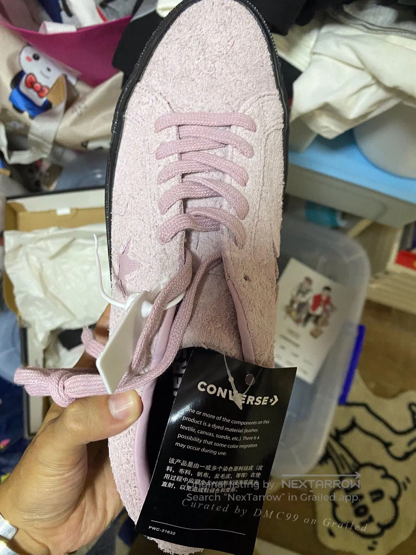 Converse Converse One Star Suede Pink Shoes. Size US 8 / EU 41 - 2 Thumbnail