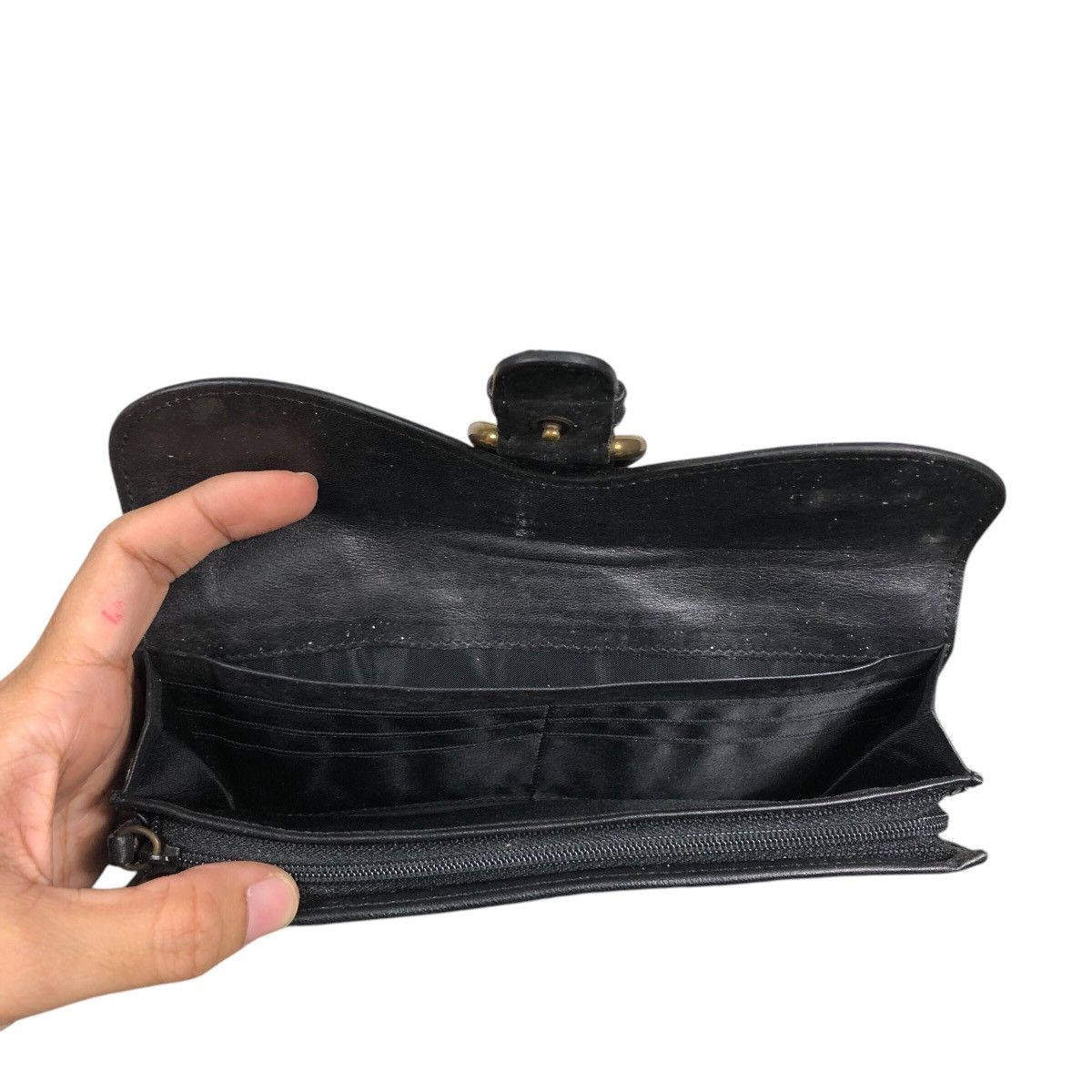 Japanese Brand × Leather × Pierre Cardin 📌Vintage Long Wallet Pierre Cardin Soft Leather Size ONE SIZE - 8 Thumbnail