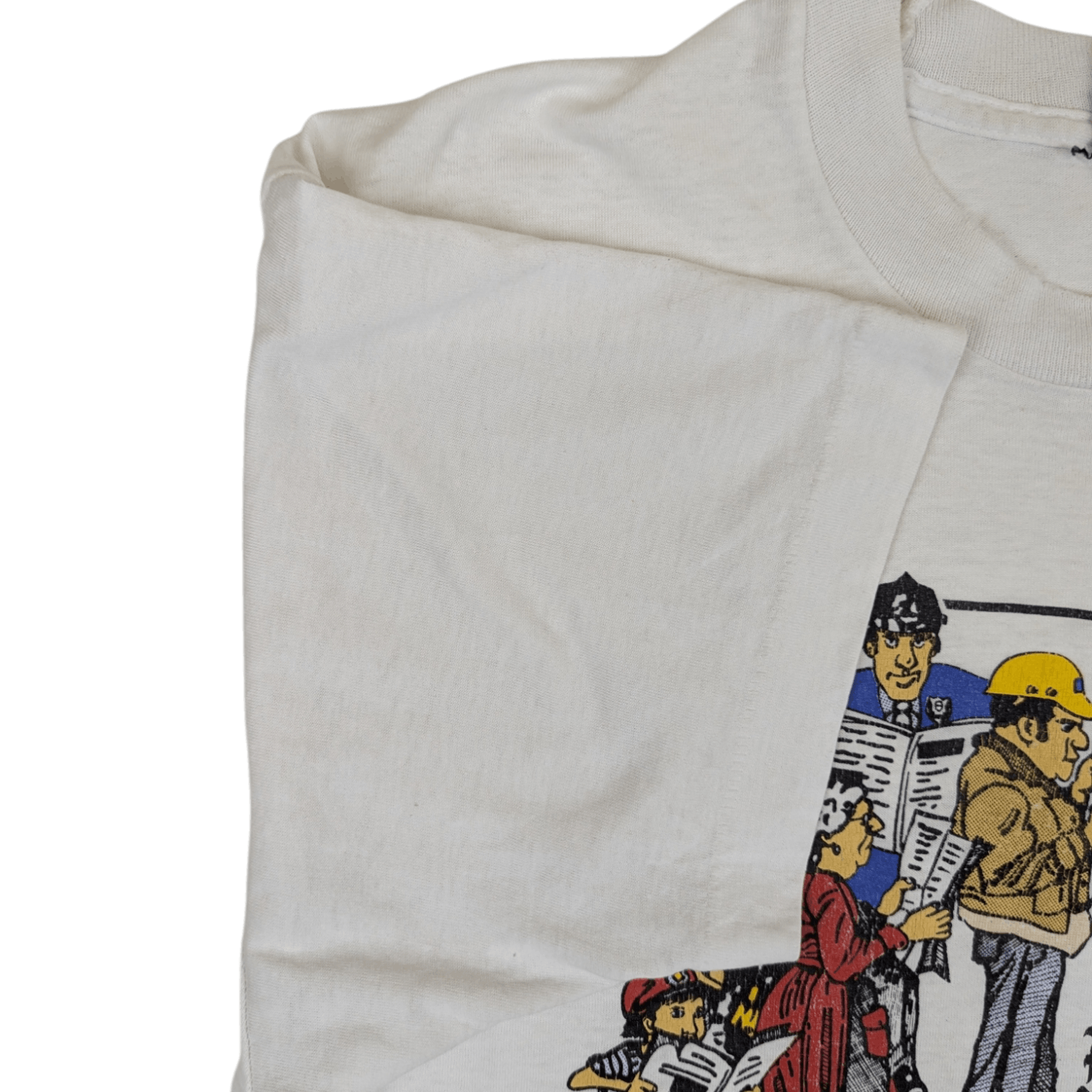 Fruit Of The Loom Vintage 90's FREDERICK NEW POST T-Shirt Single Stitches Tee Size US XL / EU 56 / 4 - 6 Thumbnail