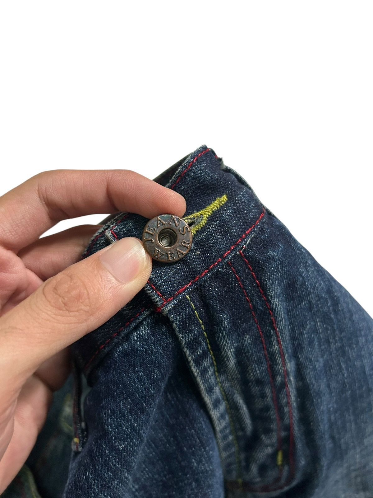 If Six Was Nine × Japanese Brand × Von Dutch Von Dutch Vintage Rare Big Logo Short Denim ☠️☠️ Size US 31 - 5 Thumbnail
