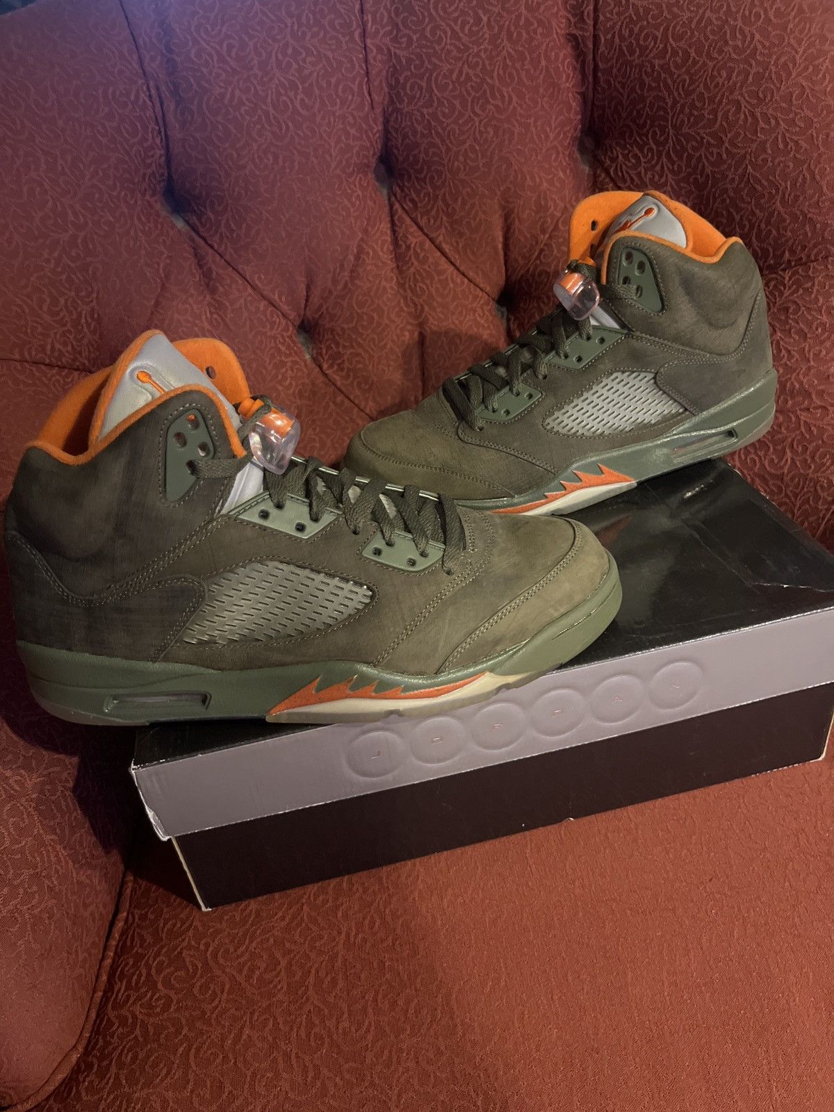 Jordan Brand × Nike 2006* Olive Jordan 5 Size US 10.5 / EU 43-44 - 1 Thumbnail