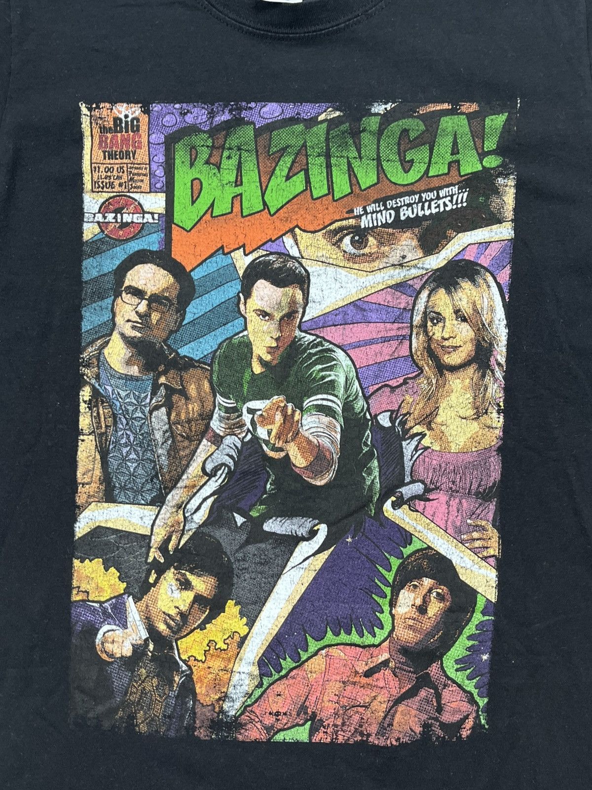 Vintage Vintage T2K Bazinga The Big Bang Theory logo tee size S Size US S / EU 44-46 / 1 - 2 Thumbnail
