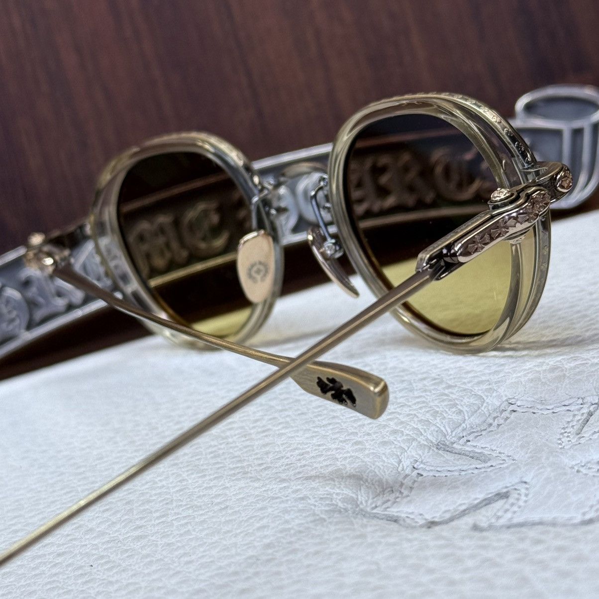 Chrome Hearts Chrome Hearts SEX-T9 Sunglasses Size ONE SIZE - 11 Thumbnail