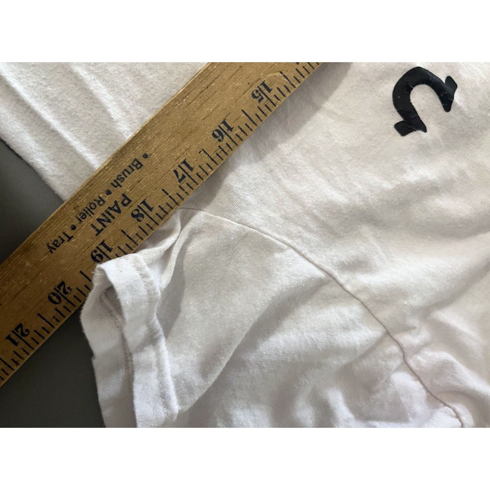 True Religion TRUE RELIGION Men's T-Shirt Large White Short Sleeve Crew Neck Solid Size US L / EU 52-54 / 3 - 5 Thumbnail