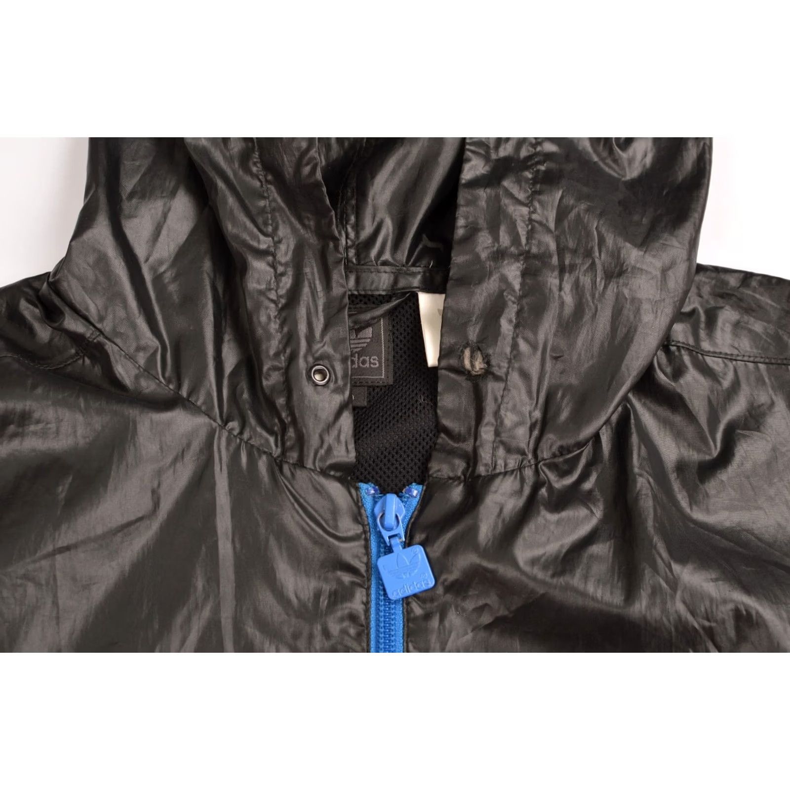 Adidas VINTAGE Adidas Originals AC WB P01253 Parachute Jacket Windbreaker Black M Adult 50 XS? Size US M / EU 48-50 / 2 - 4 Thumbnail