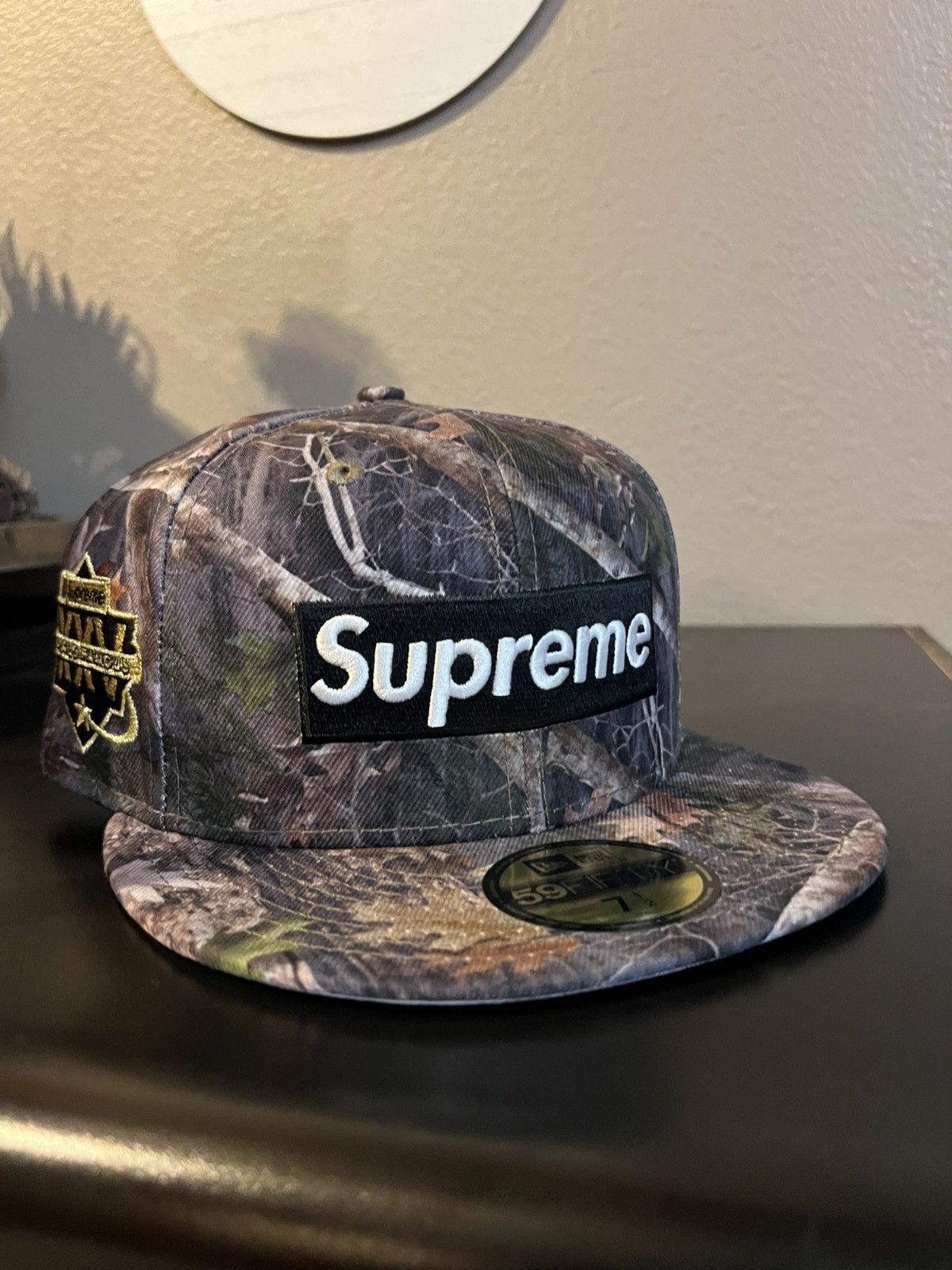 Supreme Supreme Gold Cross S Logo New Era Fitted 7 1/4 | Grailed