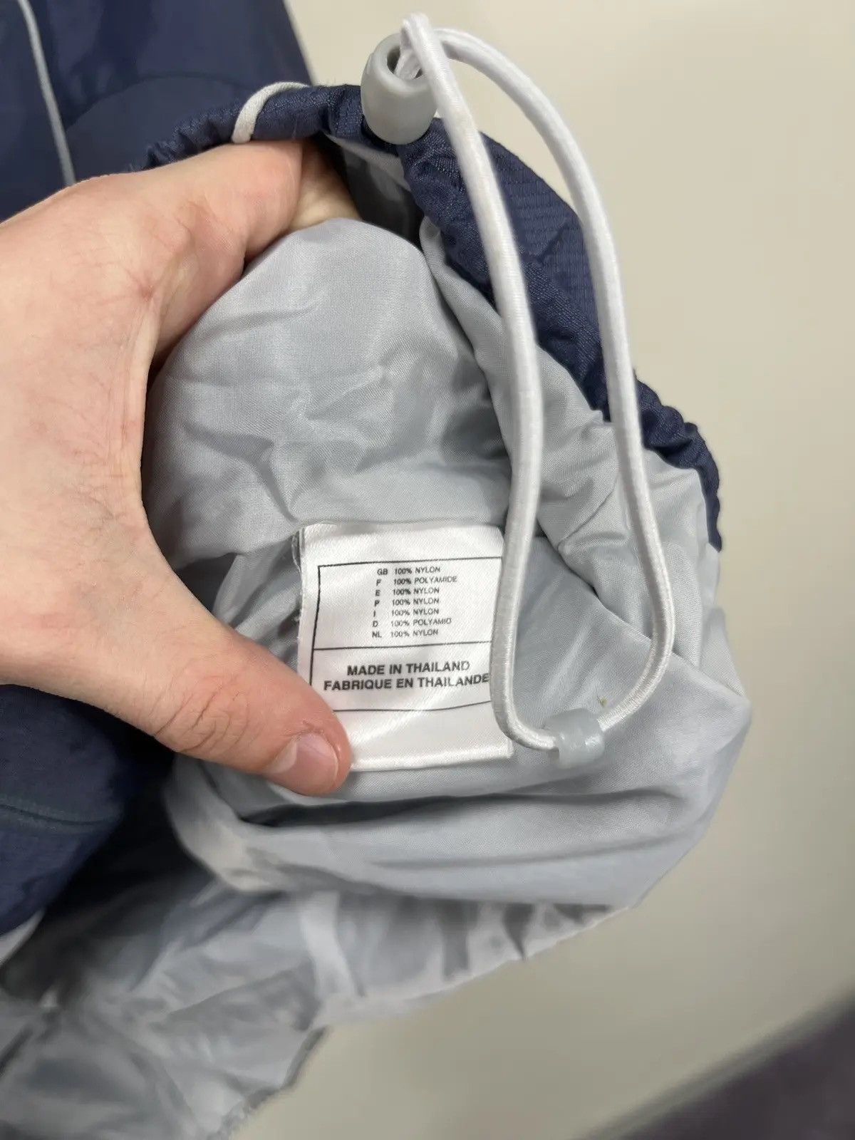 Nike × Vintage Vintage Nike Y2K Reflective Swoosh Hype Zip Nylon Jacket Size US XL / EU 56 / 4 - 9 Thumbnail