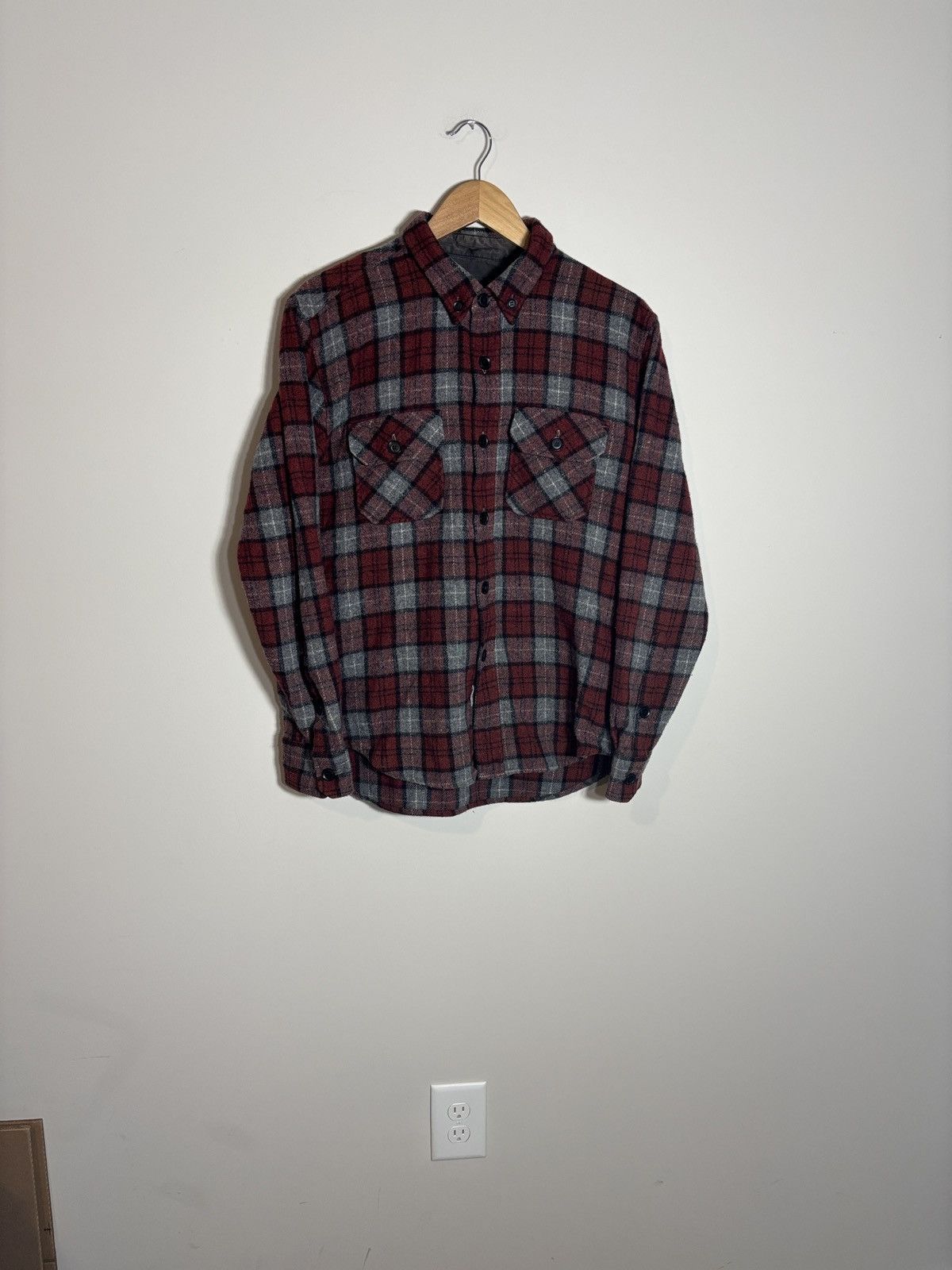 Stussy Vintage Stussy Checkered Short Sleeve Button Shirt Size XL