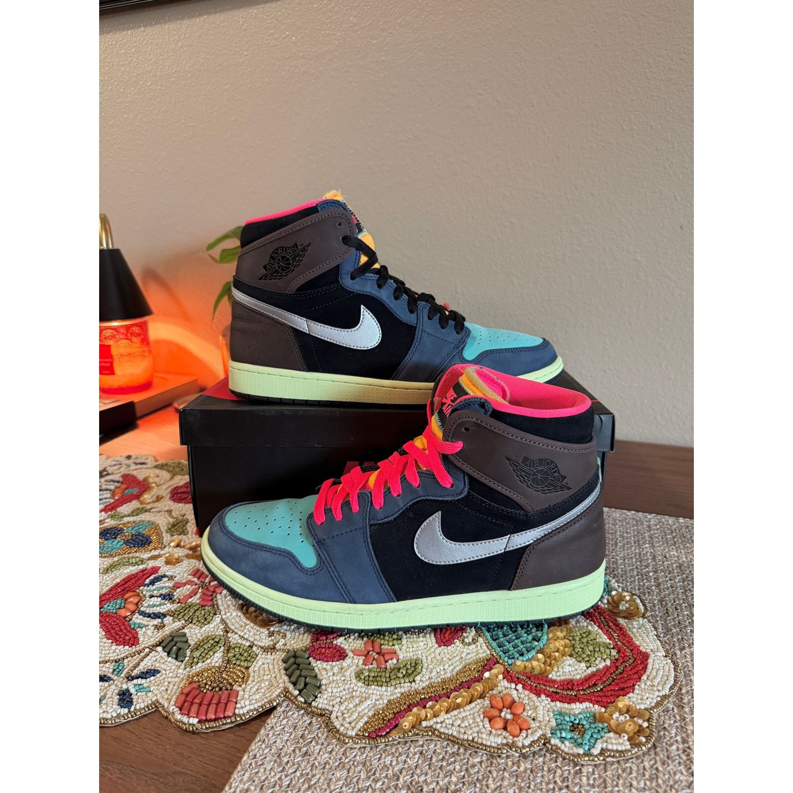 Jordan 1 Retro High Tokyo Bio Hack Baroque Brown Orange Pink