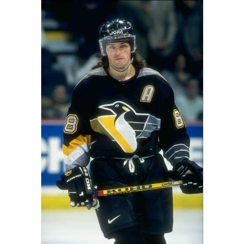 NHL Pittsburgh Penguins jersey 2XL black Robo 3rd hockey vintage Size US XXL / EU 58 / 5 - 2 Thumbnail
