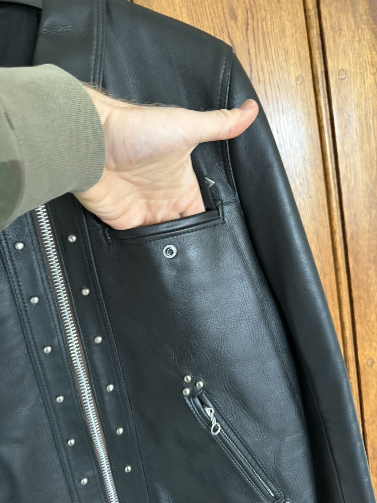 Undercover Grail Undercover leather studded trucker jacket 3 S M biker Size US M / EU 48-50 / 2 - 17 Thumbnail