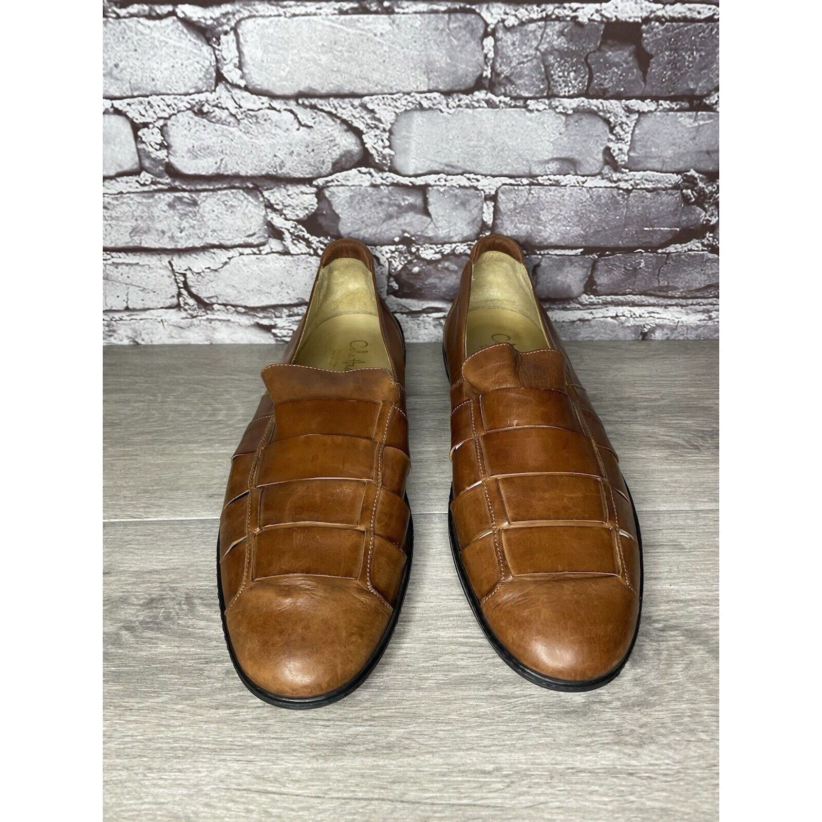 Cole Haan Cole Haan Collection Air Brown Leather Fisherman Sandals Men Size US 12 / EU 45 - 2 Thumbnail