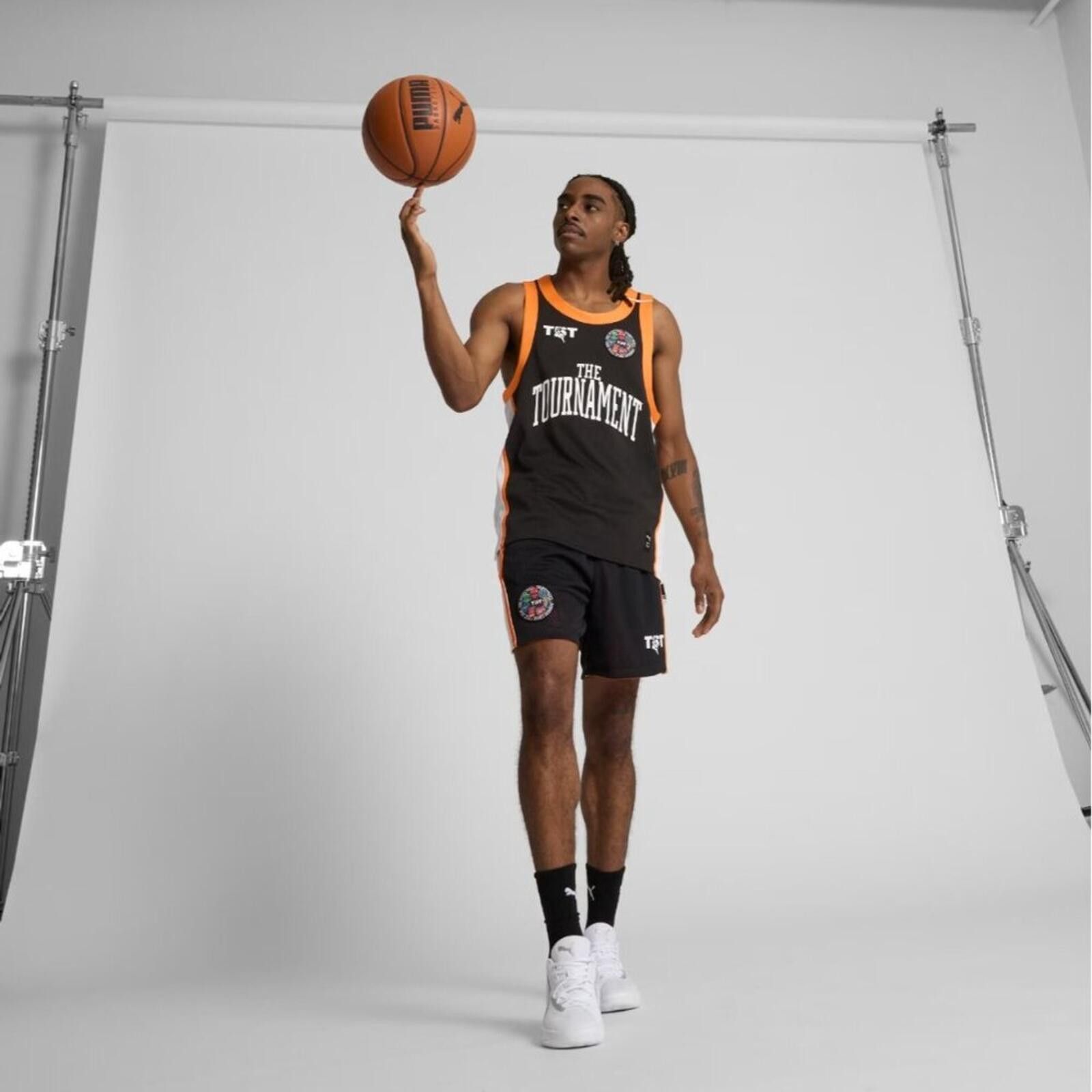 Puma PUMA TBT Basketball Tournament Black Jersey | XXL| MSRP $80 Size US XXL / EU 58 / 5 - 4 Thumbnail