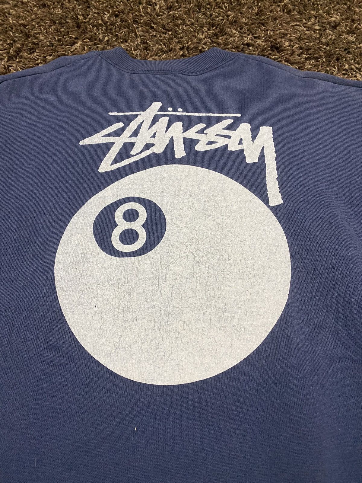 Stussy Stussy vintage 90s 8ball sweatshirt Size US M / EU 48-50 / 2 - 3 Thumbnail