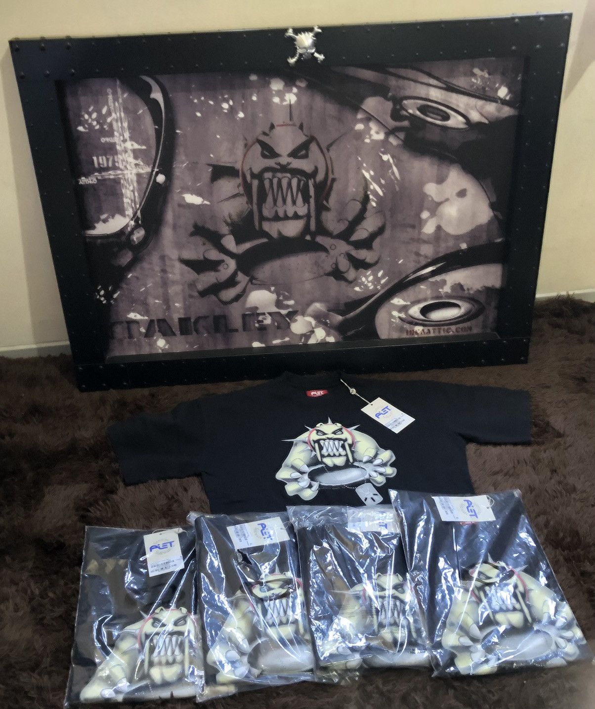 Oakley × Streetwear × Vintage Oakley T-shirt monster dog