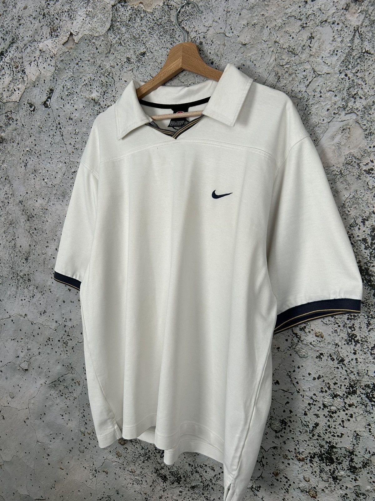 Vintage Nike 90s Polo Tee Sportswear Hype Football NFL USA
