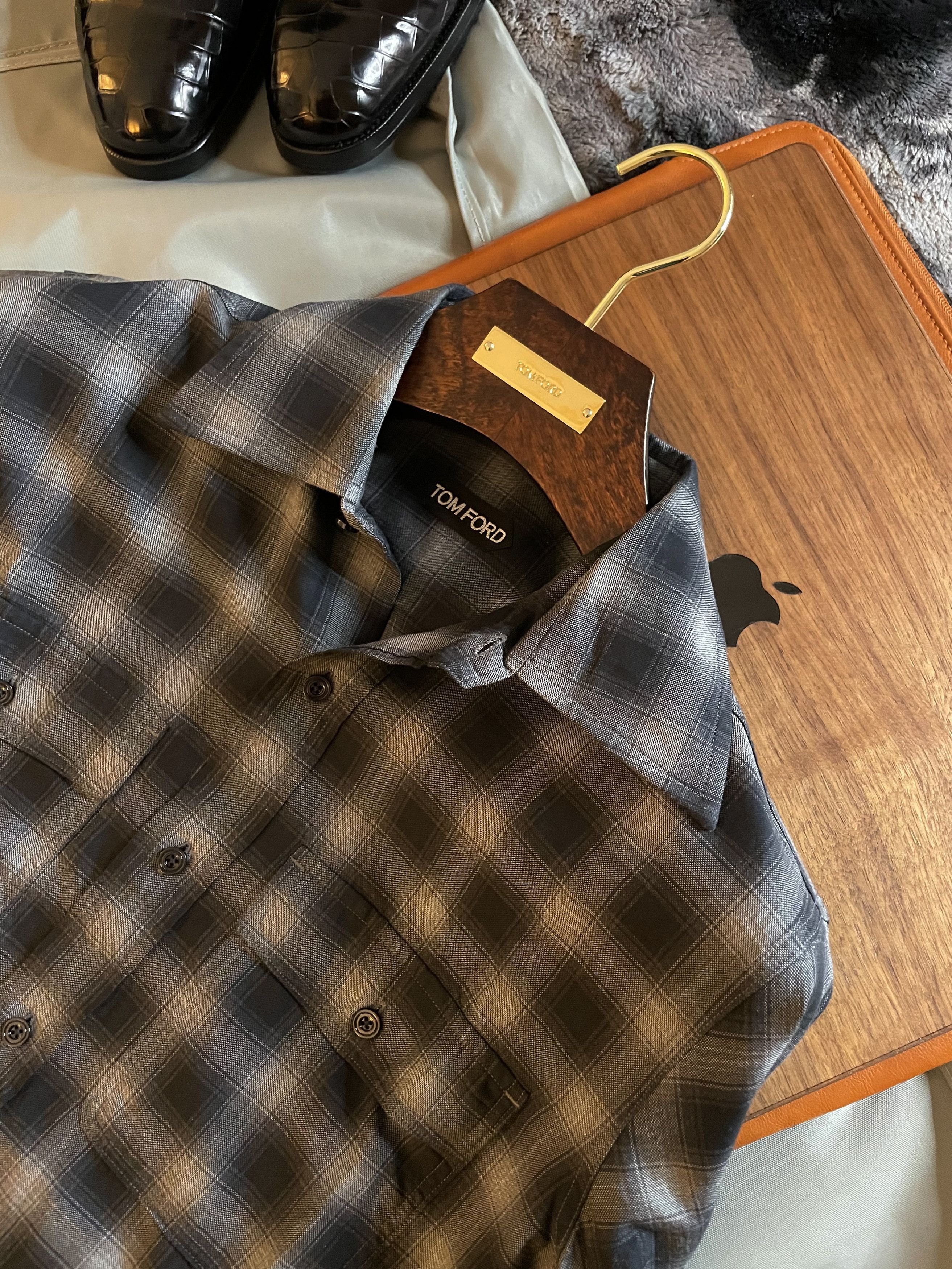 Tom Ford Ultimate $800 TOM FORD Plaid Shirt, Great Fit and Details Size US M / EU 48-50 / 2 - 13 Thumbnail