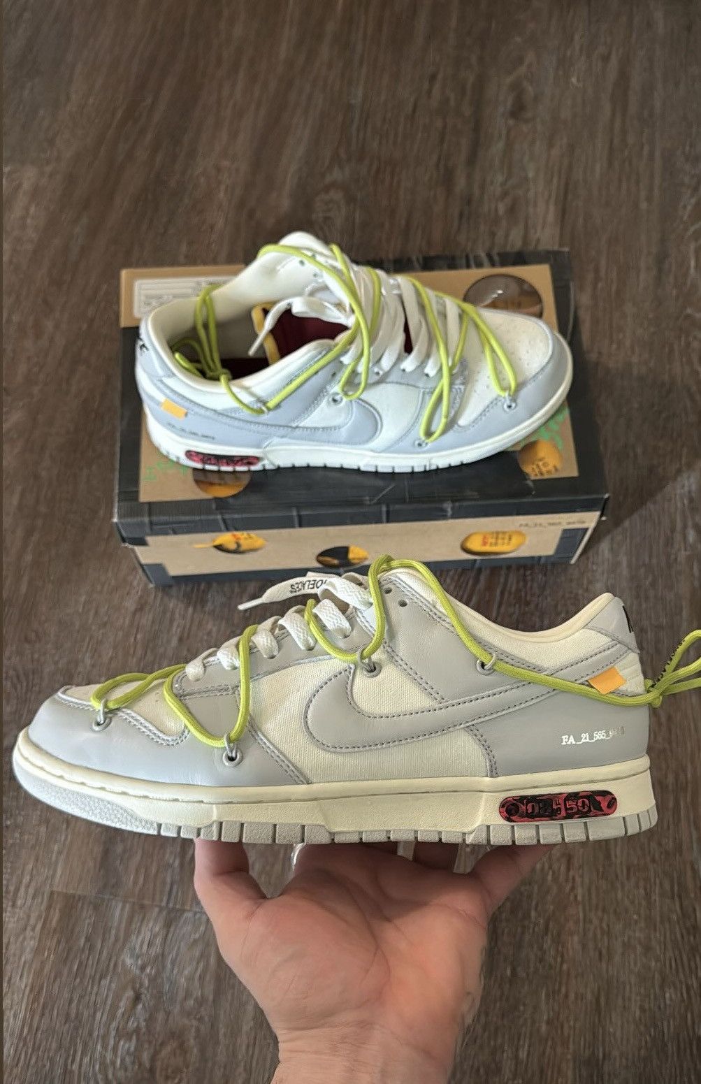 OFF-WHITE × NIKE DUNK LOW 1 OF 50 