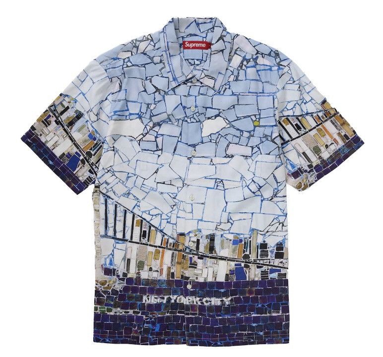 Supreme Supreme Mosaic S/S Shirt (Size Medium) Size US M / EU 48-50 / 2 - 2 Thumbnail