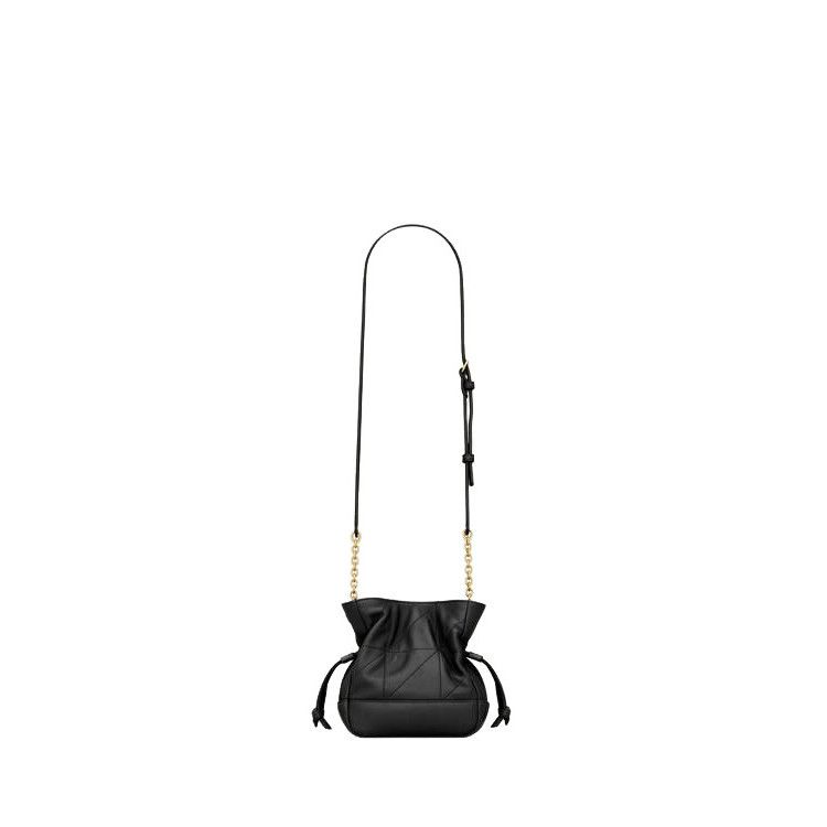 AMI SAINT LAURENT Jamie Mini $2450 Black Pouch Bag New & Authent Size ONE SIZE - 2 Thumbnail