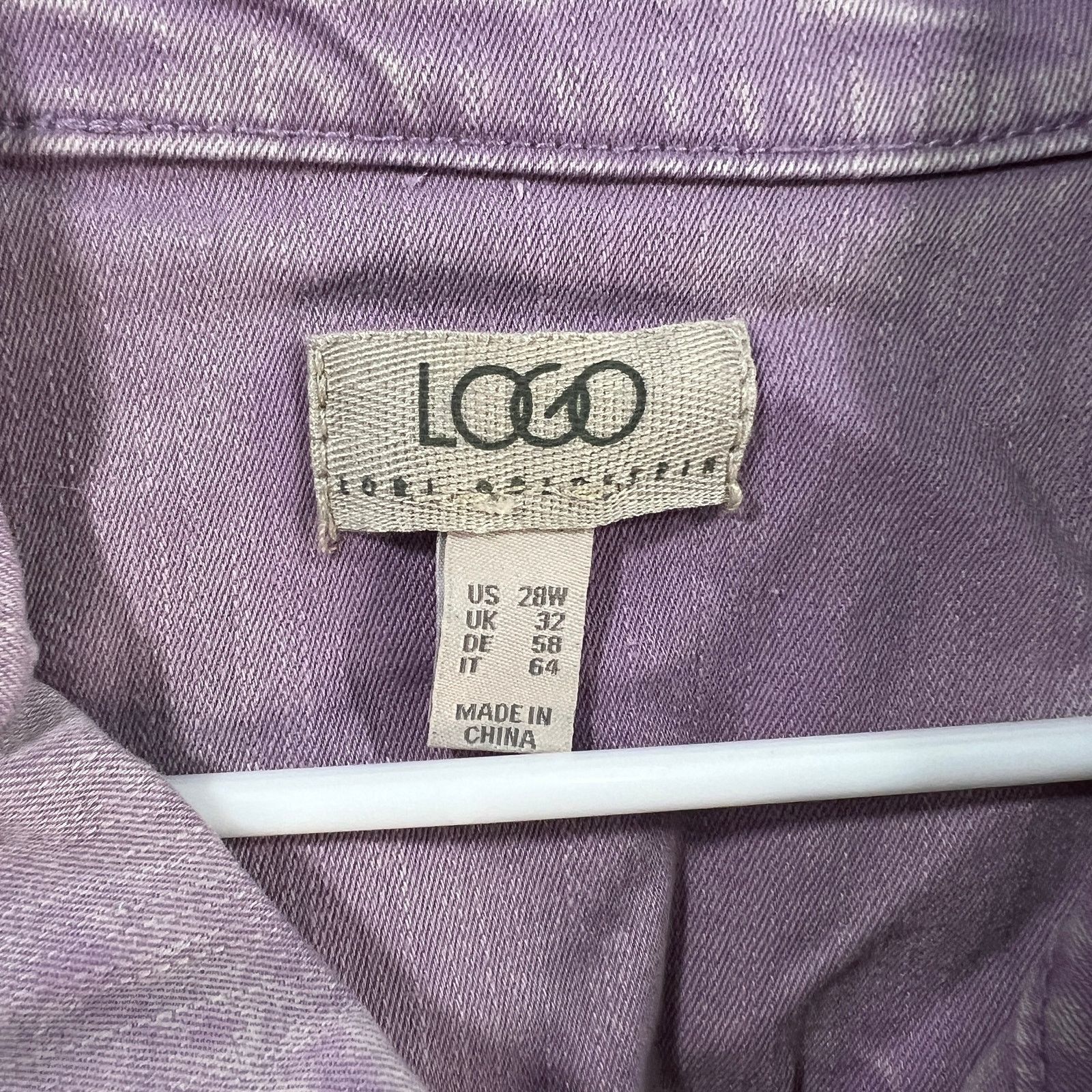 Other LOGO by Lori Goldstein Jeans Jacket Womens Size 4XL / US 24-26 - 3 Thumbnail
