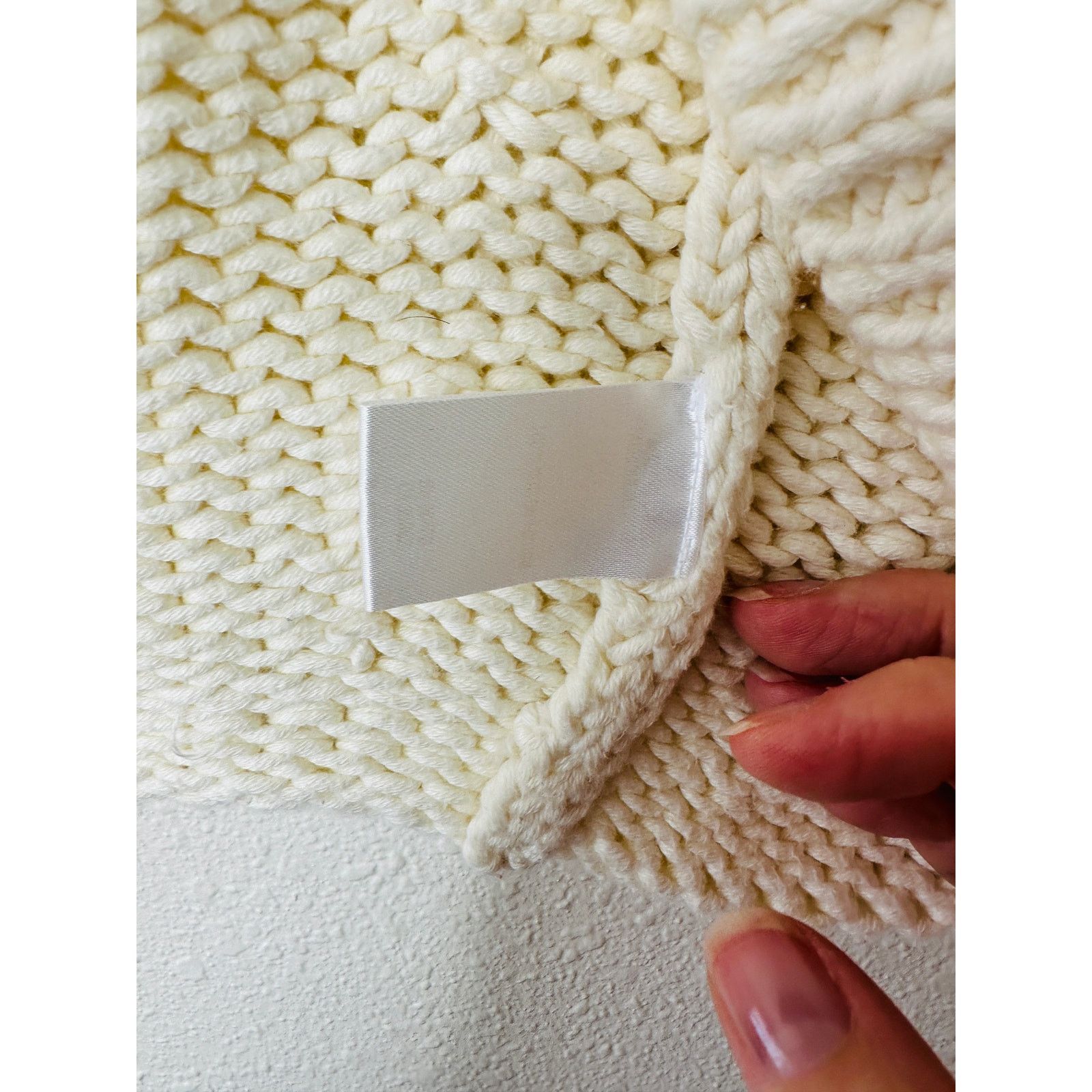 Theory Theory Ivory Cream Chunky Knit Cropped Sweater Vest Small Size S / US 4 / IT 40 - 8 Thumbnail