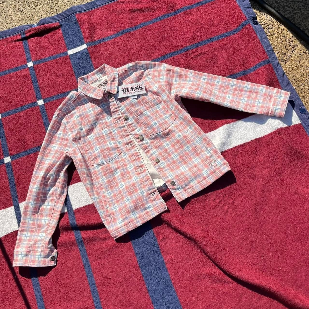 Guess GUESS Originals Plaid Denim Jacket NWT Womens XS Size XS / US 0-2 / IT 36-38 - 1 Thumbnail