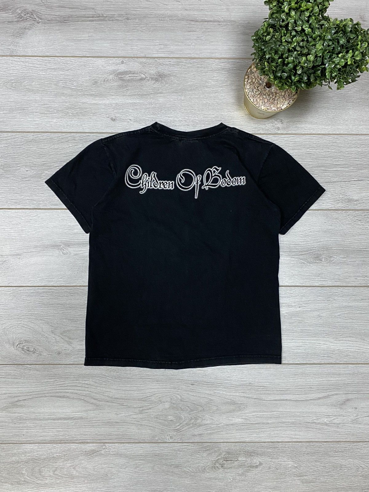 Vintage Children of Bodom vintahe death big graphic logo t-shirt Size US M / EU 48-50 / 2 - 2 Thumbnail