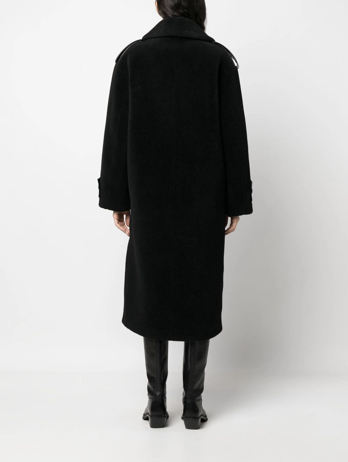 STAND STUDIO Faux-Fur Trench Coat / Size 40 (M/L) / Stand Studio Size M / US 6-8 / IT 42-44 - 4 Thumbnail