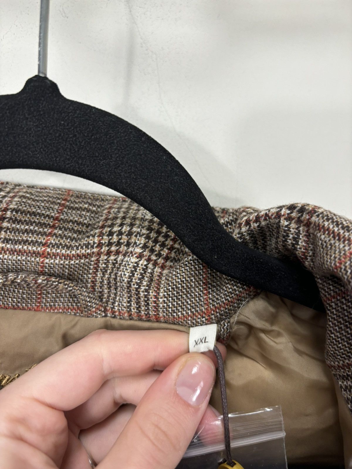 Strenstroms Stenstroms NWT Men’s Glen Check Padded Wool Down Vest Jacket Size US XXL / EU 58 / 5 - 18 Thumbnail