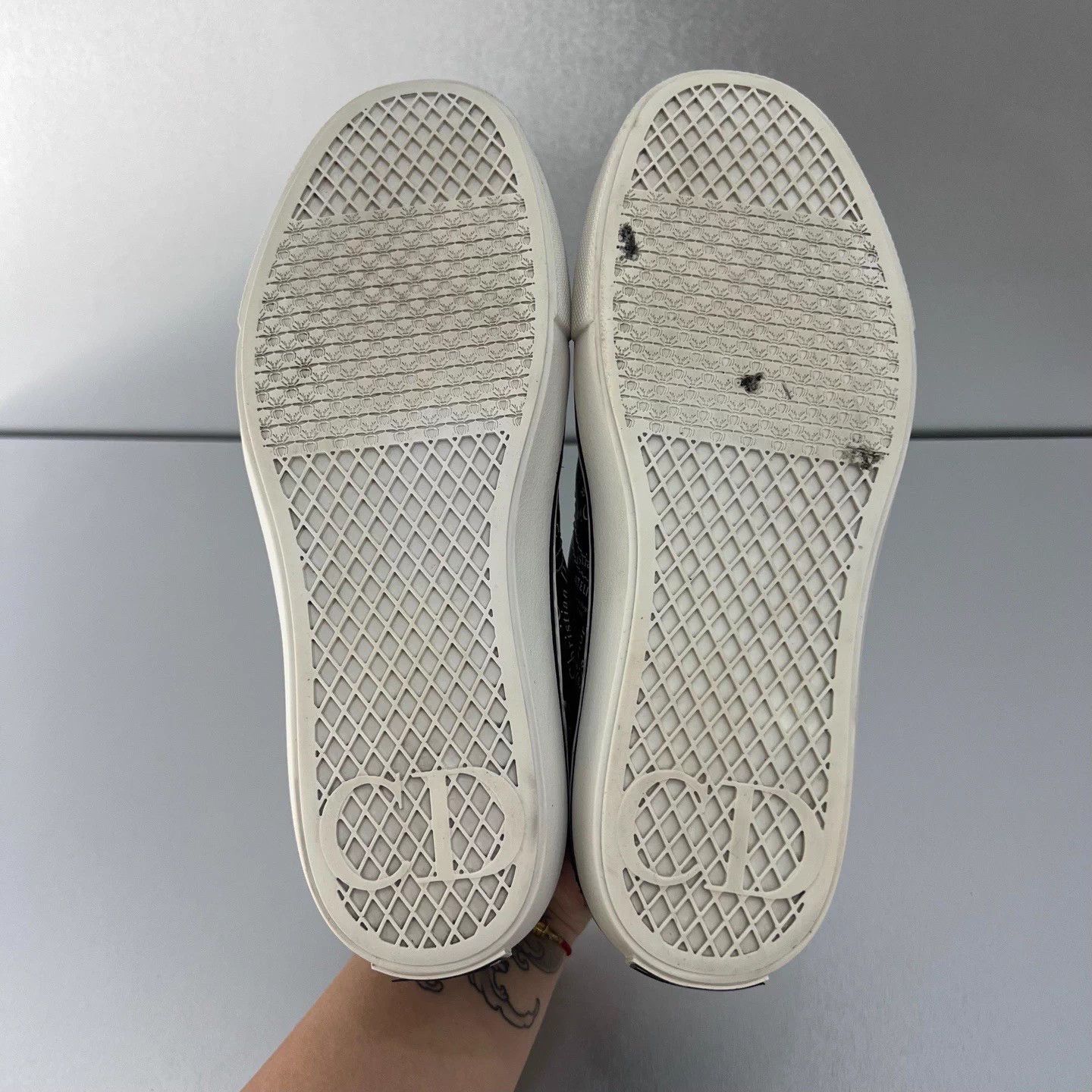 Dior Dior Black Dior Logo Sneakers 42 Worn Once D2892 Size US 9 / EU 42 - 7 Thumbnail