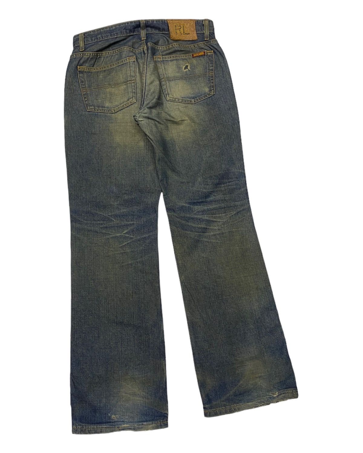 Polo Ralph Lauren × Ralph Lauren 🔥VINTAGE POLO RALPH LAUREN BOOTCUT DISTRESSED DENIM JEANS Size US 32 / EU 48 - 4 Thumbnail