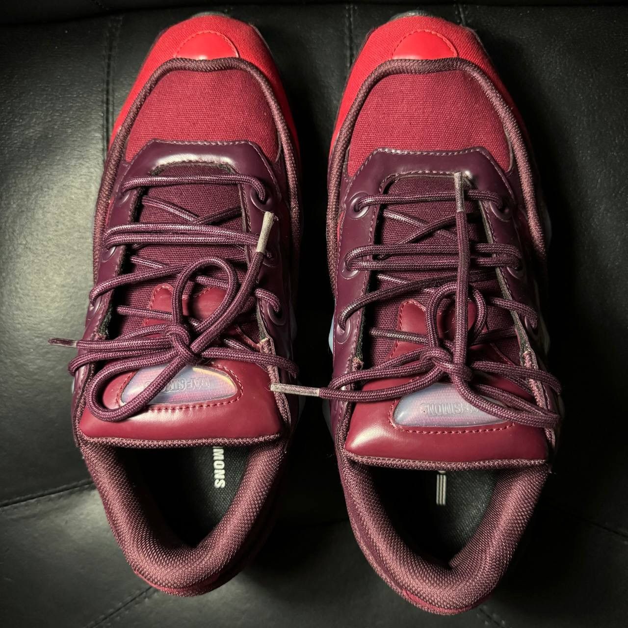 Adidas × Raf Simons 9us sneakers Adidas Raf Simons Ozweego burgundy Size US 9 / EU 42 - 7 Thumbnail
