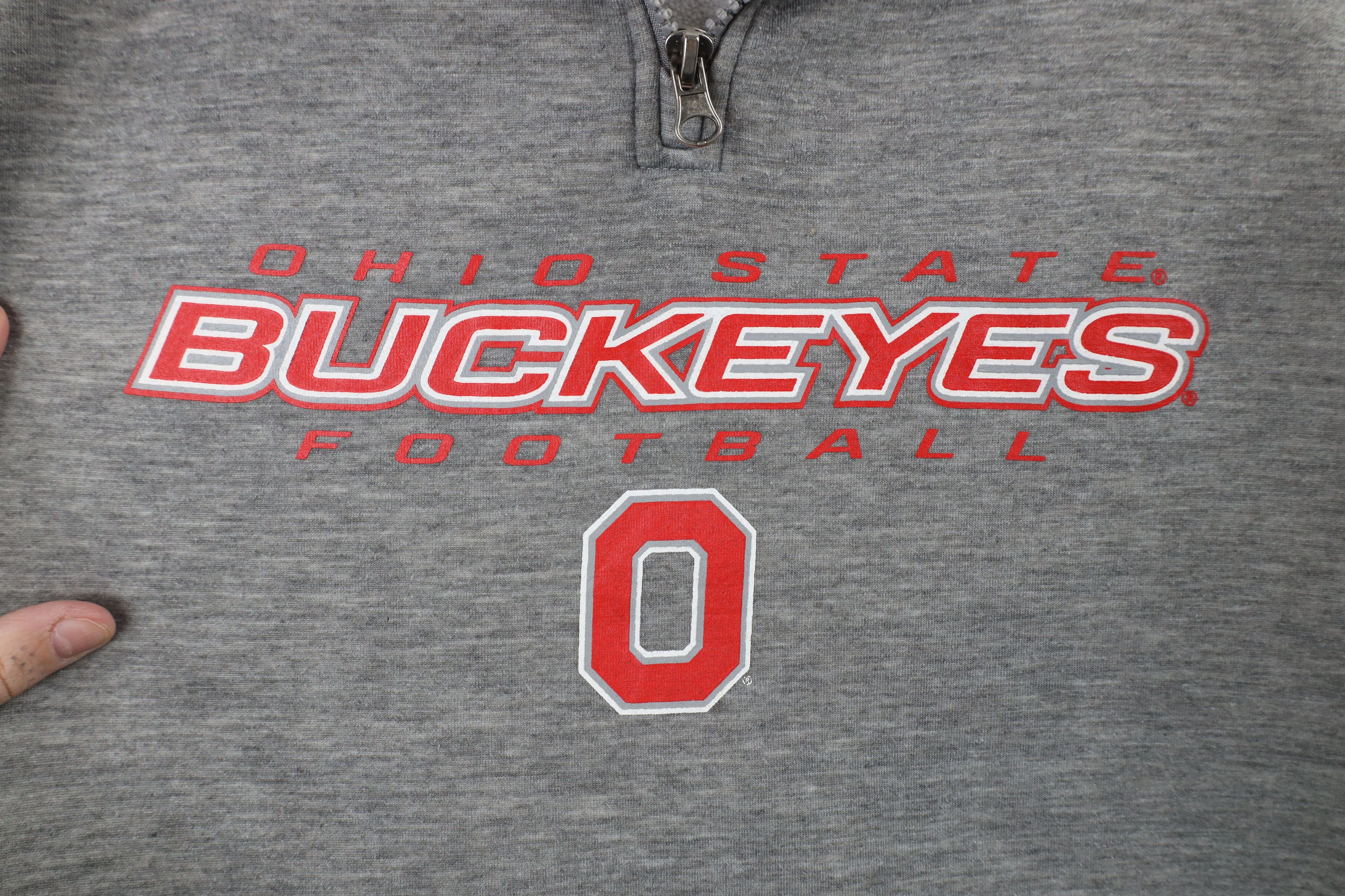 Majestic × Vintage Vintage Majestic Ohio State University Pullover Sweatshirt Size US XXL / EU 58 / 5 - 4 Thumbnail