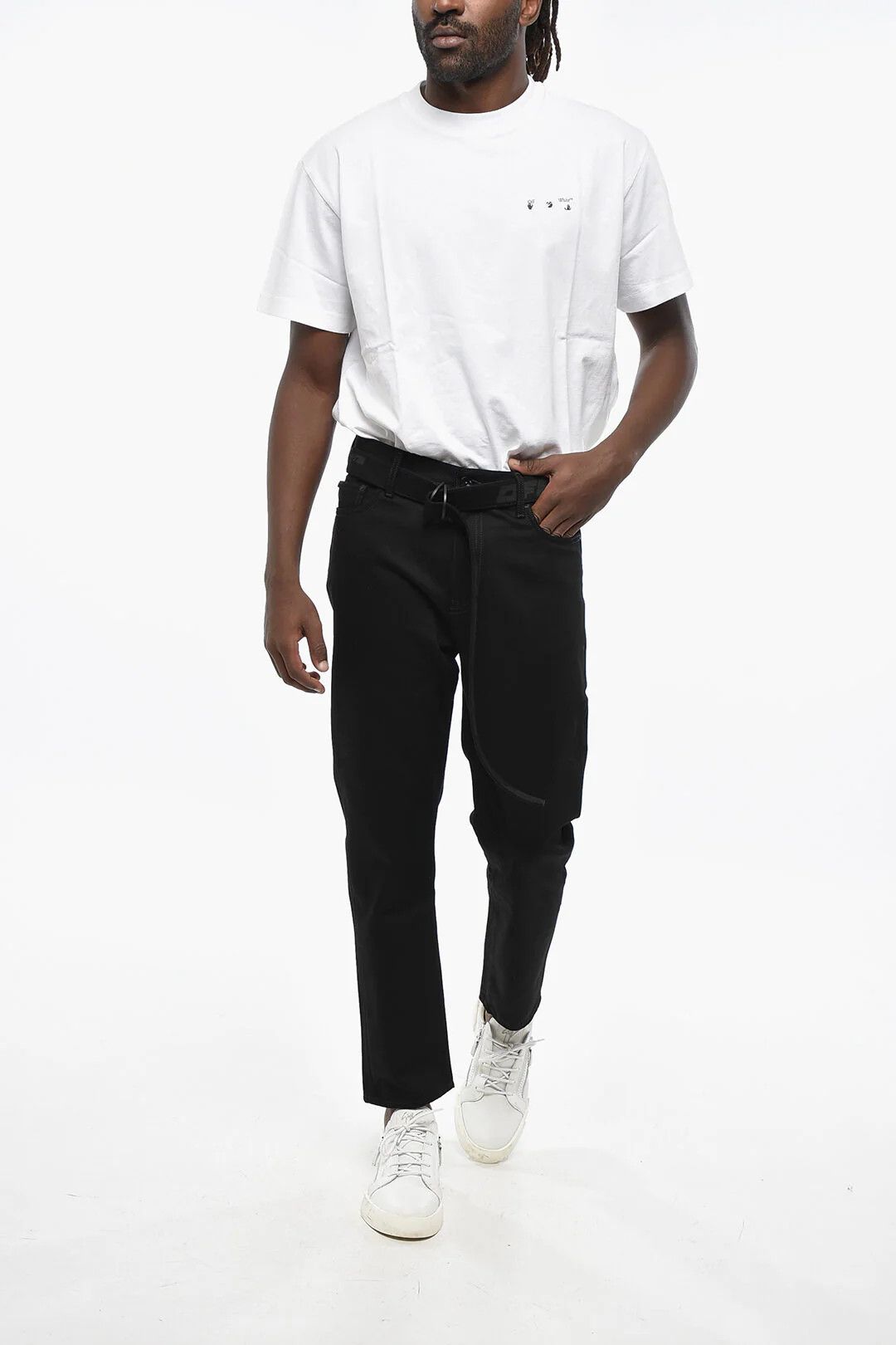 Off-White og1mm0526 Slim Fit Jeans in Black Size US 28 / EU 44 - 4 Thumbnail