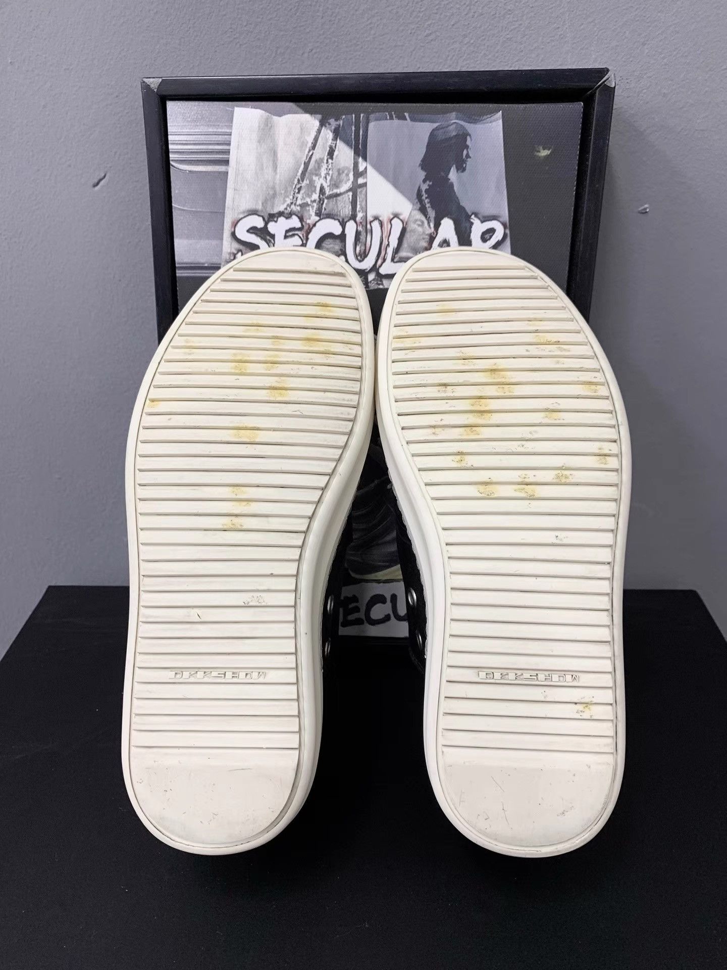 Rick Owens Rick Owens DRKSHDW Black Silk Big Converse K34 Size US 5.5 / IT 35.5 - 8 Thumbnail
