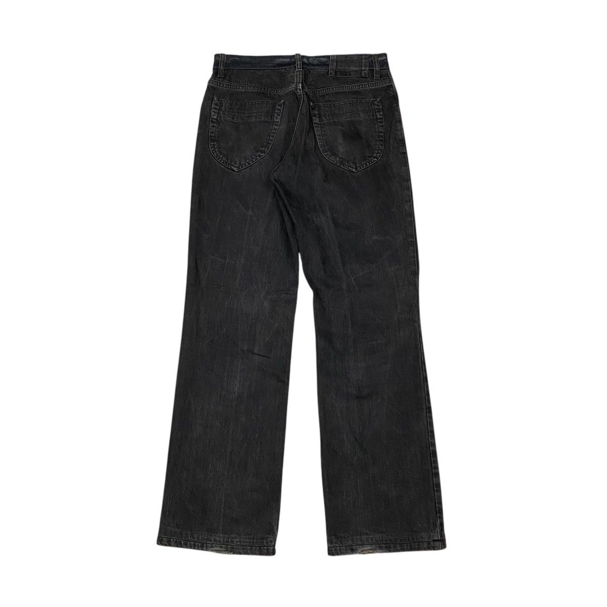 If Six Was Nine × Japanese Brand × Le Grande Bleu (L.G.B.) Unknown Japanese Leather Waist Denim Pants Size US 30 / EU 46 - 2 Thumbnail